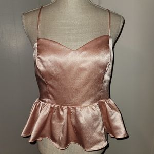 Ruffled Hem Cami Top